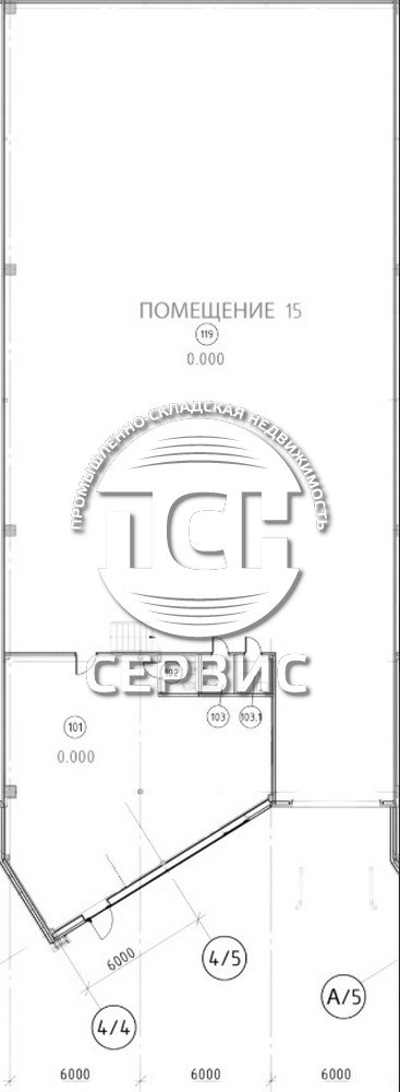 Продажа склада 820 м²