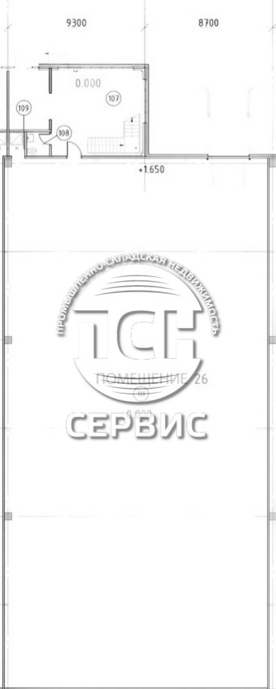 Продажа склада 750 м²