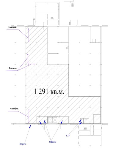 Аренда производства 1 291 м², фото 3